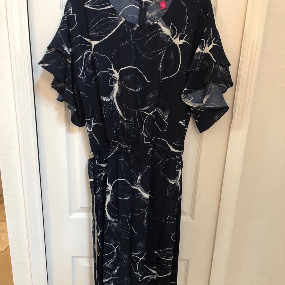 NWOT Vince Camuto Navy Jumpsuit